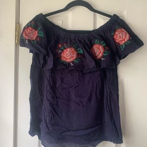 Off the shoulder blouse